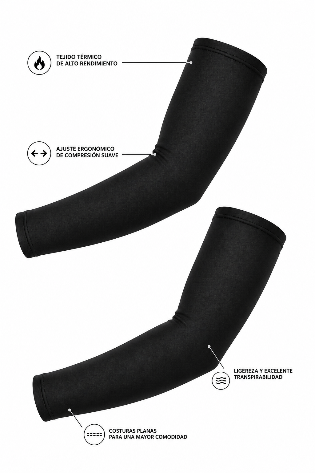 HeatCore™ Calentadores de Brazo Térmicos (Pack de 2)
